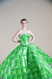 Oh yes this is a frock made out of the packaging!!