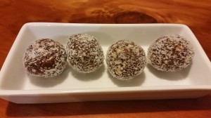 Chocolate date balls not so close