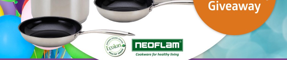 VIVE HEALTH - 10th Birthday Neoflam eco-friendly cookware set