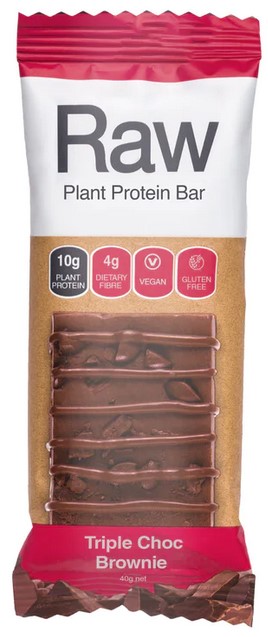Amazonia Raw Plant Protein Bar Triple Choc Brownie