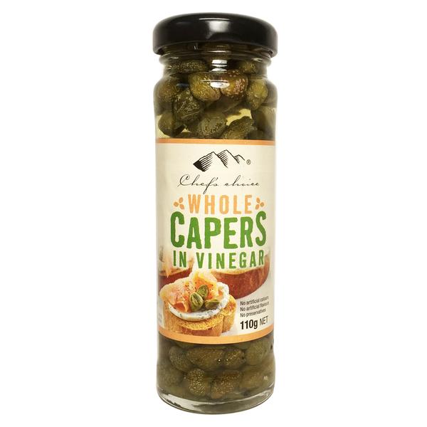 Chef's Choice Whole Capers in Vinegar