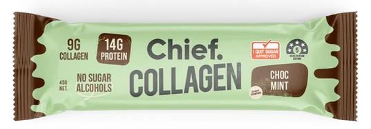 Chief. Collagen Bar Choc Mint Chief. Collagen Bar Choc Mint