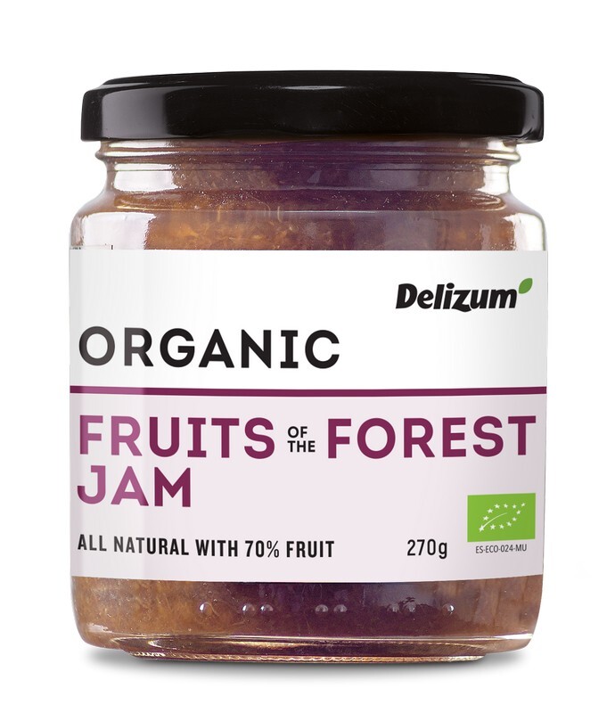 Delizum Organic Fruits of the Forest Jam Delizum Organic Fruits of the Forest Jam