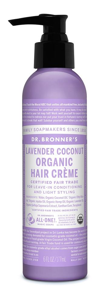 Dr Bronner's Lavender Coconut Organic Hair Creme
