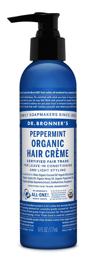 Dr Bronner's Peppermint Organic Hair Creme