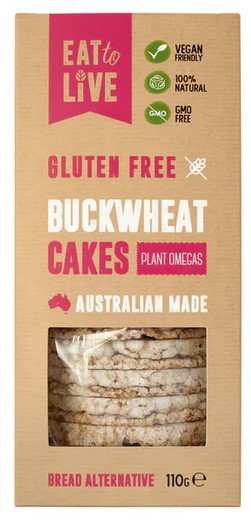 Eat to Live Buckwheat Cakes Plant Omegas