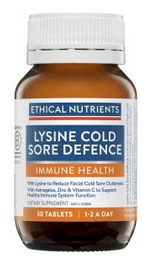 Ethical Nutrients Lysine Cold Sore Defence