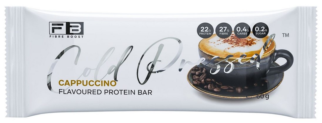Fibre-Boost Cold Pressed Protein Bar Cappuccino