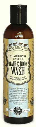 Four Cow Farm Traditional Castile Hair & Body Wash Four Cow Farm Traditional Castile Hair & Body Wash