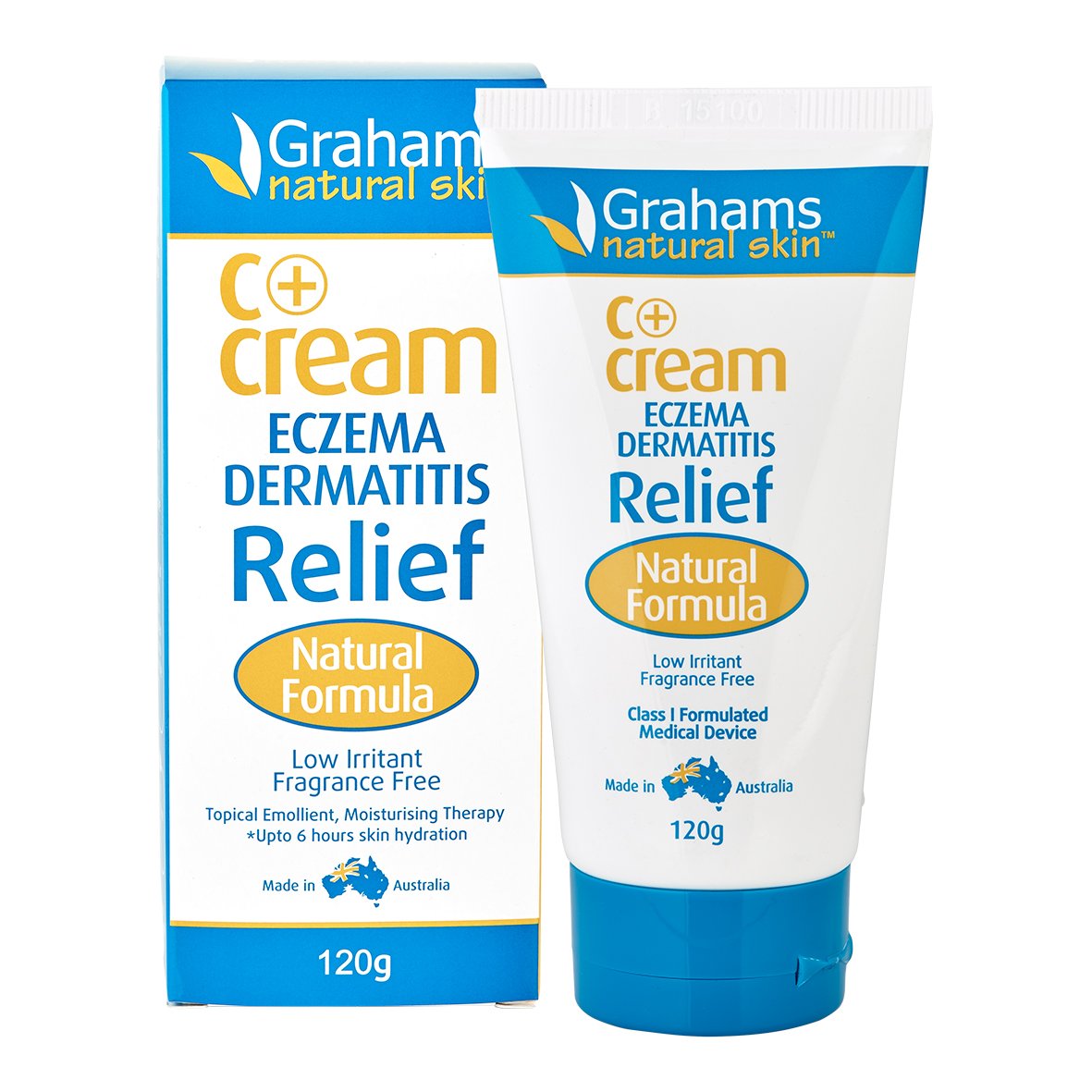 Grahams Natural C+ Cream Eczema Dermatitis Relief