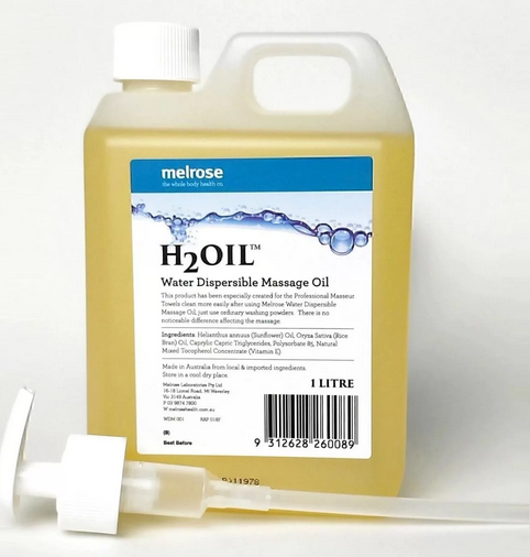 Melrose H2Oil Water Dispersible Massage Oil