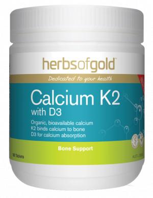 Herbs of Gold Calcium K2 with D3