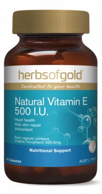 Herbs of Gold Vitamin E 500IU Herbs of Gold Vitamin E 500IU