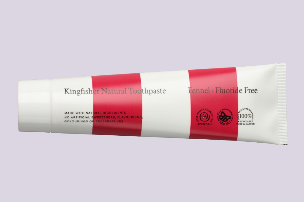 Kingfisher Natural Toothpaste Fennel FLUORIDE FREE