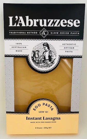 L'Abruzzese Egg Pasta Instant Lasagna Sheets