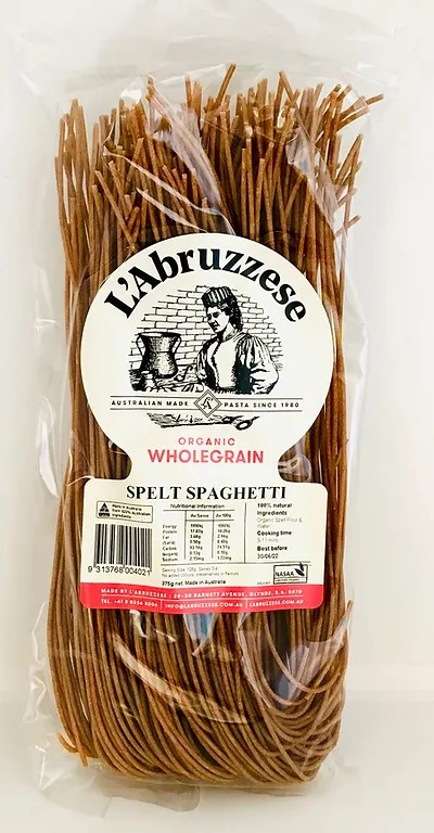 L'Abruzzese Organic Wholegrain Spelt Spaghetti