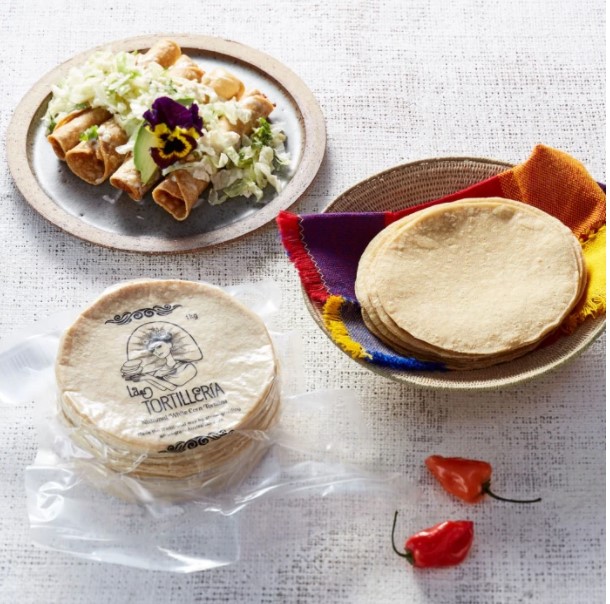 La Tortilleria Corn Tortillas 11cm