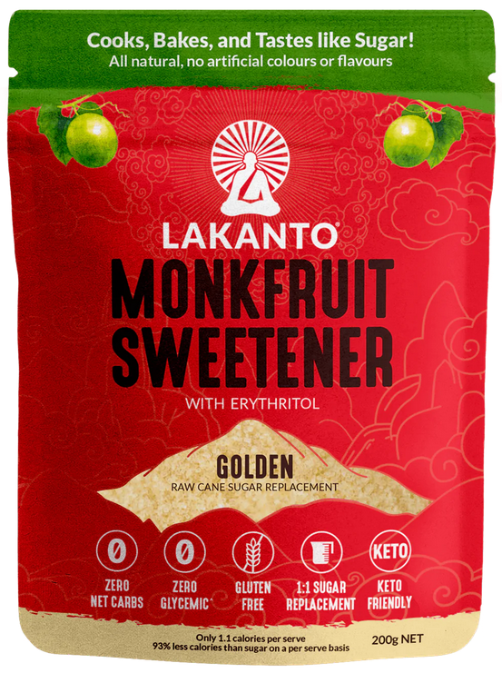 Lakanto Monkfruit Sweetener with Erythritol Golden Lakanto Monkfruit Sweetener with Erythritol Golden
