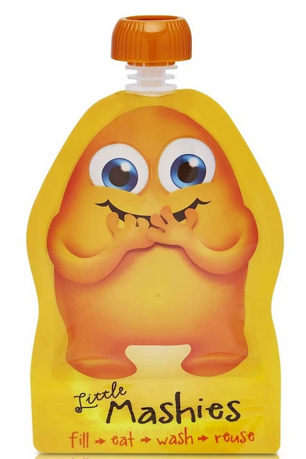 Little Mashies Reusable Squeeze Pouch 2 Pack