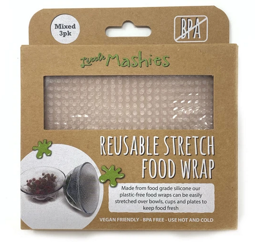Little Mashies Reusable Stretch Food Wrap Little Mashies Reusable Stretch Food Wrap