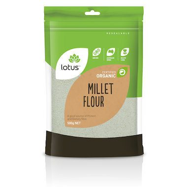 Lotus Certified Organic Millet Flour Lotus Certified Organic Millet Flour