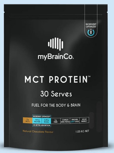 MyBrainCo. MCT Protein Powder Chocolate MyBrainCo. MCT Protein Powder Chocolate