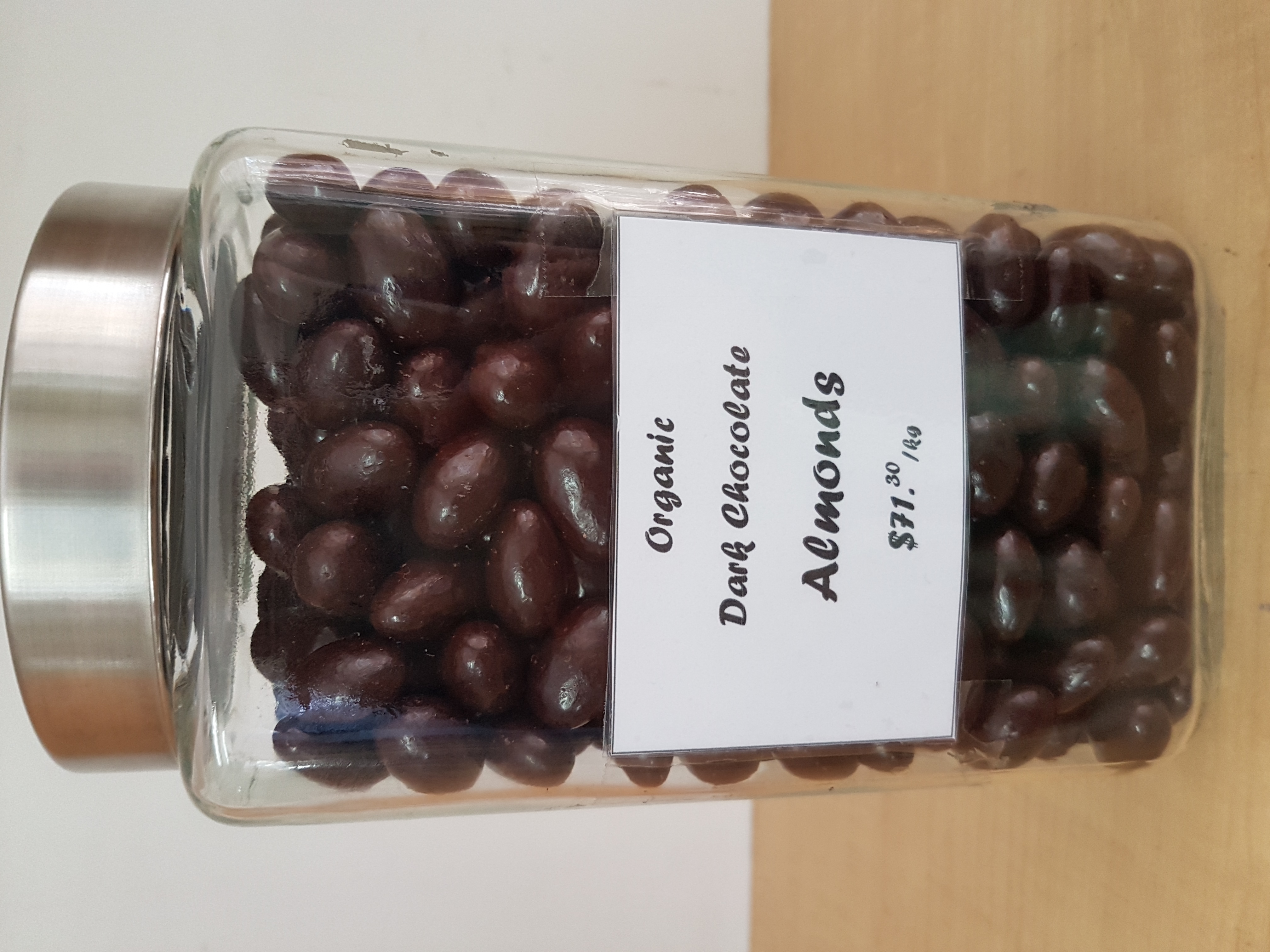 Vive Bulk Organic Times Dark Chocolate Almonds Vive Bulk Organic Times Dark Chocolate Almonds