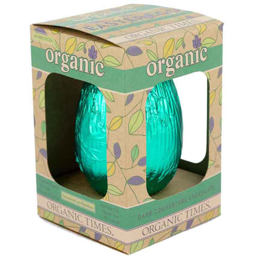 Organic Times Organic Dark Chocolate Easter Egg Organic Times Organic Dark Chocolate Easter Egg