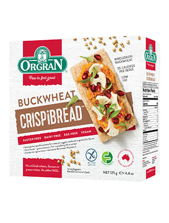 Orgran Gluten Free Toasted Buckwheat Crispibread Orgran Gluten Free Toasted Buckwheat Crispibread