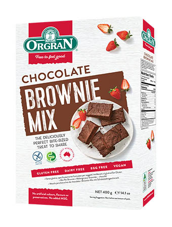Orgran Gluten Free Chocolate Brownie Mix Orgran Gluten Free Chocolate Brownie Mix