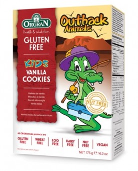 Orgran Gluten Free Outback Animals Biscuits Vanilla Orgran Gluten Free Outback Animals Biscuits Vanilla