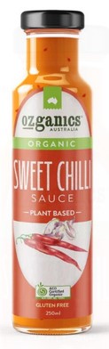 Ozganics Certified Organic Sweet Chilli Sauce