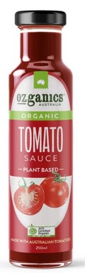 Ozganics Certified Organic Tomato Sauce 