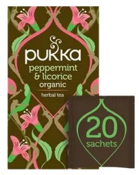 Pukka Peppermint & Licorice Tea