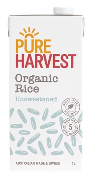 Pure Harvest Organic Rice Milk Unsweetened