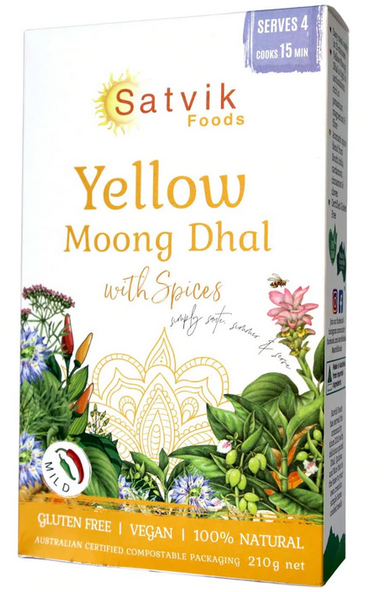 Satvik Foods Yellow Moong Dhal with Spices Satvik Foods Yellow Moong Dhal with Spices