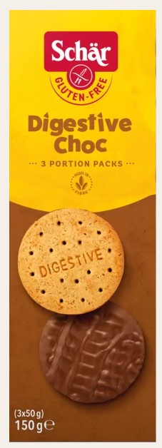 Schar Gluten Free Digestive Choc Biscuits