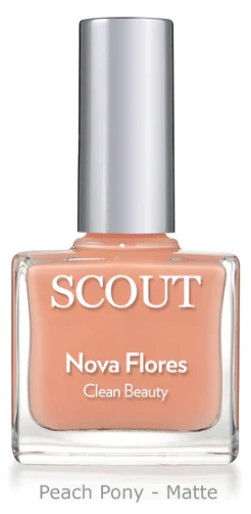 Scout Nail Polish Nova Flores Peach Pony Scout Nail Polish Nova Flores Peach Pony