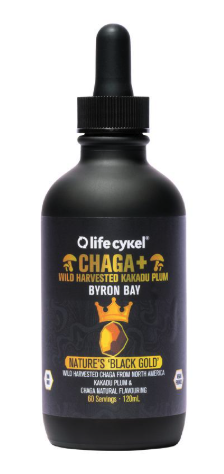 Life Cykel Chaga + Wild Harvested Kakadu Plum (Nature’s Black Gold)