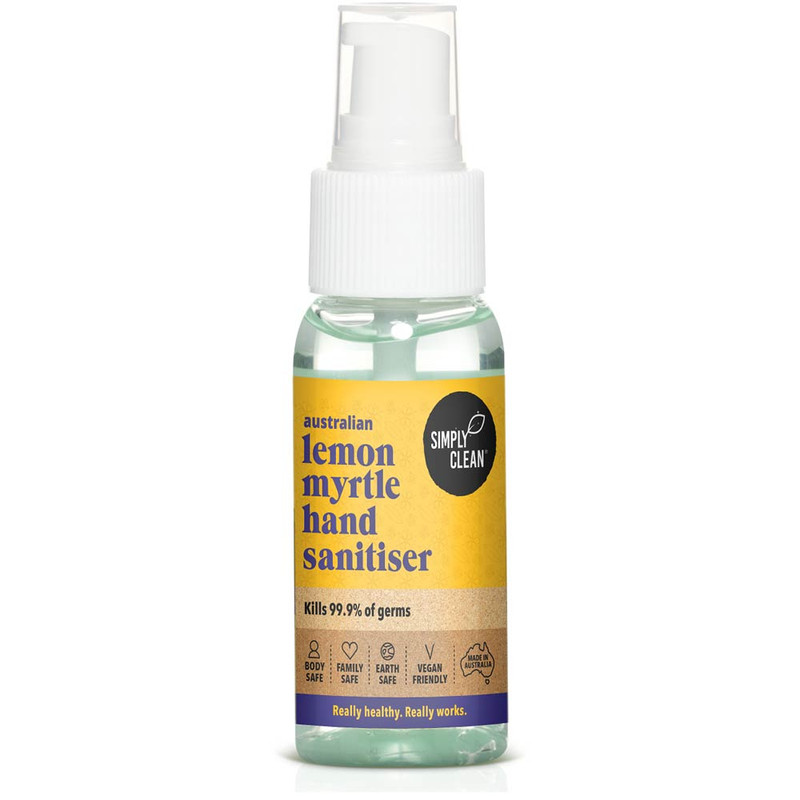 SimplyClean Australian Lemon Myrtle Hand Sanitiser