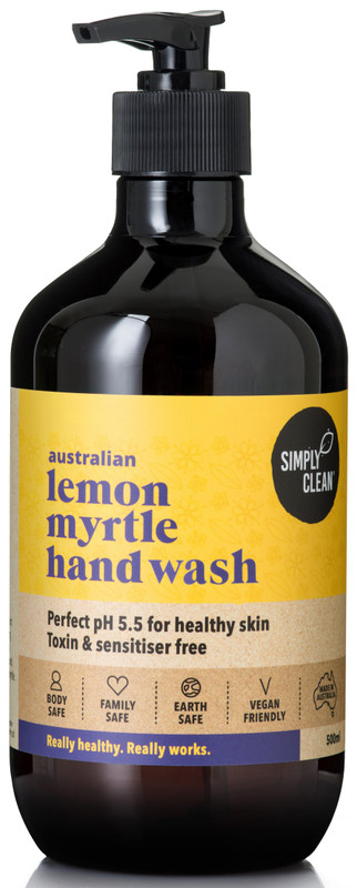 SimplyClean Australian Lemon Myrtle Hand Wash SimplyClean Australian Lemon Myrtle Hand Wash