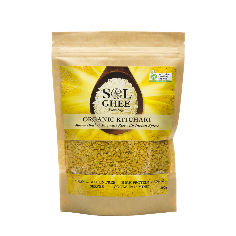 Sol Organics Kitchari Moong Dhal & Basmati rice with Indian Spices Sol Organics Kitchari Moong Dhal & Basmati rice with Indian Spices