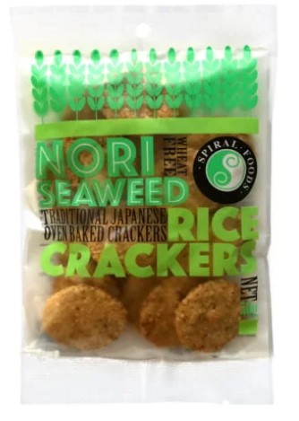 Spiral Foods Nori Seaweed Rice Crackers Spiral Foods Nori Seaweed Rice Crackers