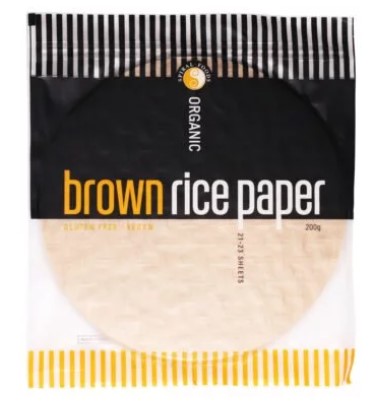 Spiral Foods Organic Brown Rice Paper