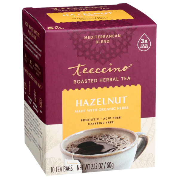 Teeccino Roasted Herbal Tea Hazelnut Teeccino Roasted Herbal Tea Hazelnut