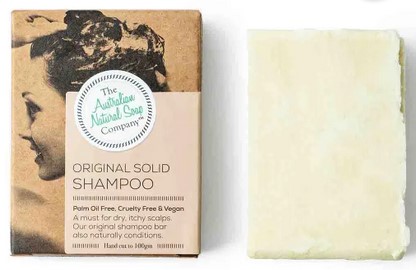 The Australian Natural Soap Company Original Solid Shampoo Bar