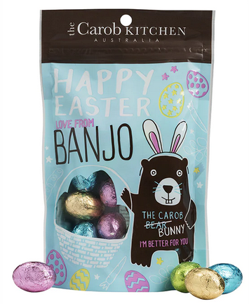 The Carob Kitchen Banjo Bunny Mini Easter Eggs The Carob Kitchen Banjo Bunny Mini Easter Eggs