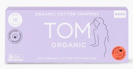 Tom Organic Tampons Super Tom Organic Tampons Super