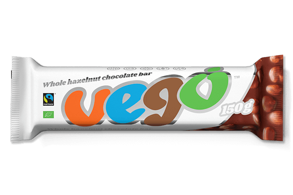 VEGO Chocolate Whole Hazelnut Chocolate Bar 