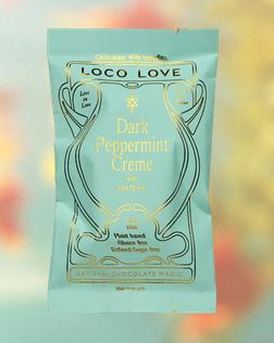 Loco Love Dark Peppermint Creme with Matcha Chocolate